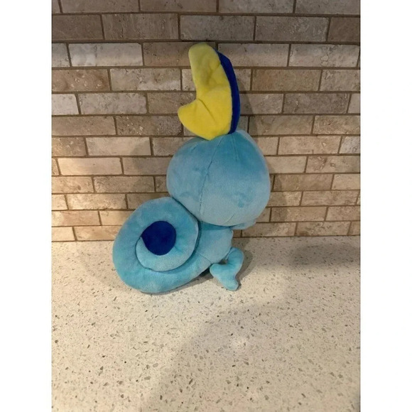 Pokemon Sobble Plush Stuffed Toy Doll Figure Nintendo 9" 2021 blue ds - Picture 2 of 2